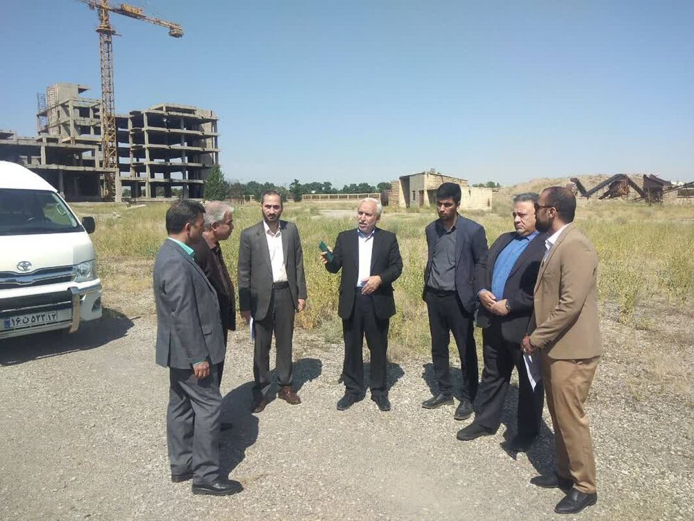 بازدید مدیر درمان تامین اجتماعی خراسان رضوی از پروژه ساخت بیمارستان رضا (ع)