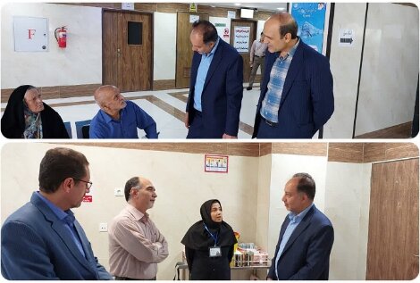 بازدید معاون خدمات درمانی تامین اجتماعی استان مرکزی از درمانگاه‌های زرندیه و ساوه