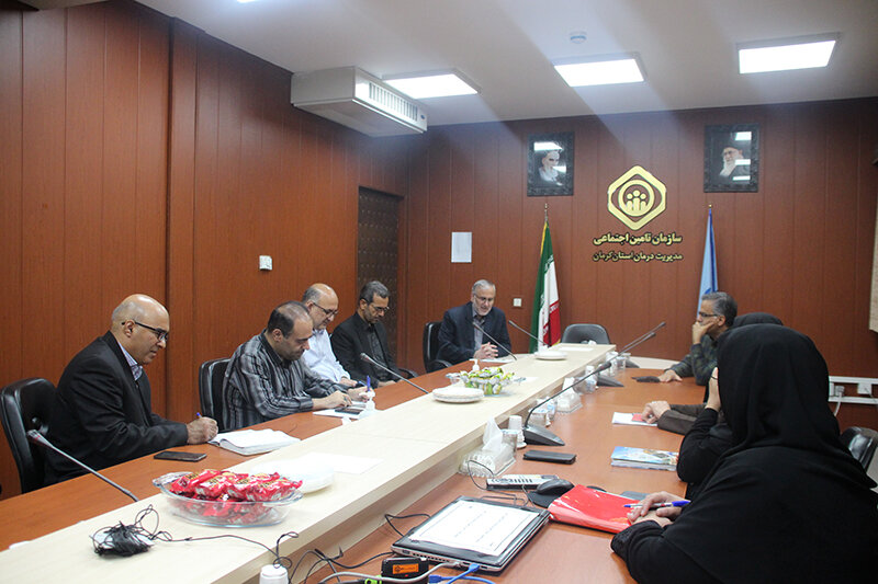 برگزاری نشست هم‌اندیشی مدیرکل بیمه سلامت کرمان با مدیر درمان تامین اجتماعی استان
