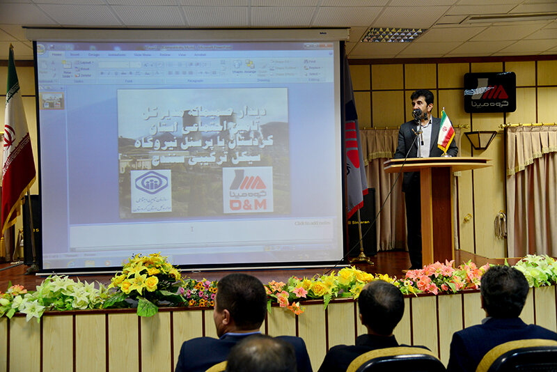 بازدید مدیرکل تامین اجتماعی کردستان از نیروگاه سیکل ترکیبی سنندج