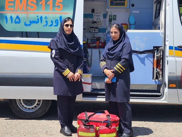 افتتاح نخستین پایگاه اورژانس ۱۱۵ زنان در اردبیل