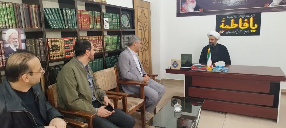 دیدار مدیر درمان تامین اجتماعی استان اردبیل با امام جمعه شهرستان پارس آباد