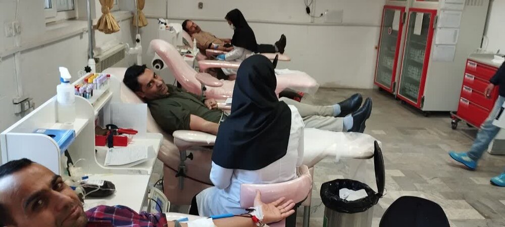 اجرای پویش «نذر خون» پرسنل بیمارستان تامین اجتماعی شهید قاسم سلیمانی ابهر