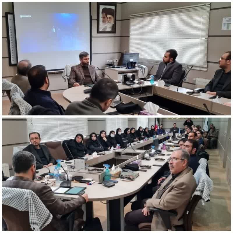 برگزاری مراسم گرامیداشت دهه بصیرت و مقاومت در مدیریت درمان تامین اجتماعی زنجان