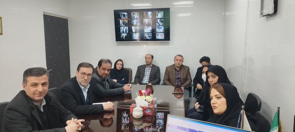 بازدید معاون خدمات درمانی مدیریت درمان تامین اجتماعی اردبیل از بیمارستان ارس پارس‌آباد