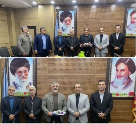 مراسم تکریم و معارفه سرپرست بیمارستان تأمین اجتماعی شفا بابلسر