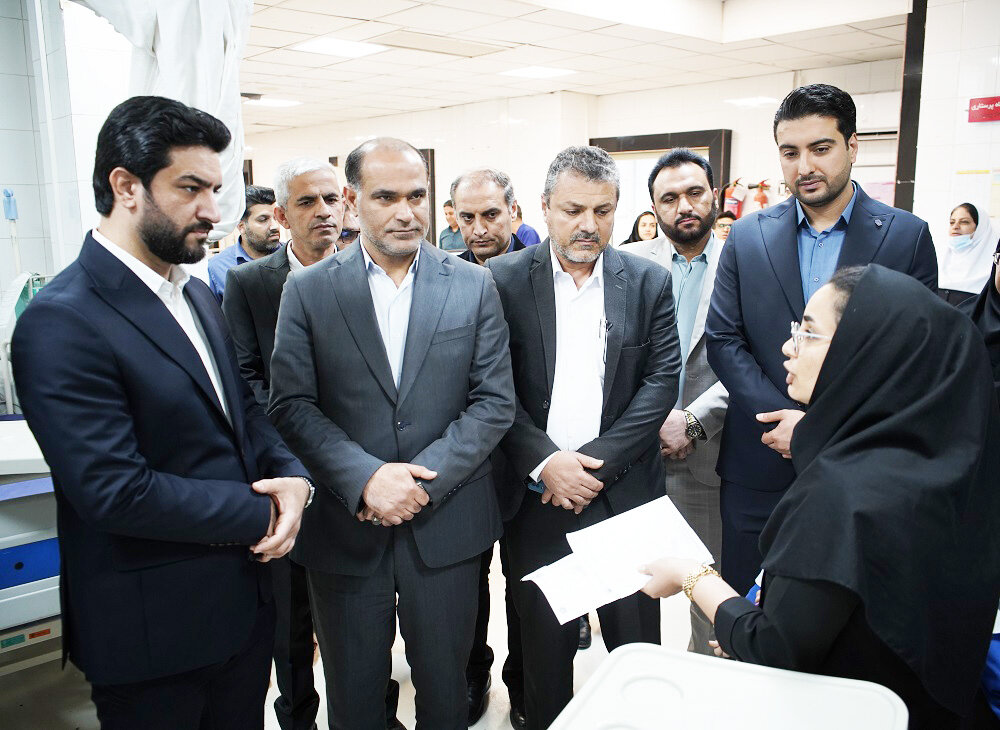 بازدید قائم‌مقام مدیرعامل سازمان تأمین‌اجتماعی از بیمارستان حضرت نبی اکرم(ص)عسلویه