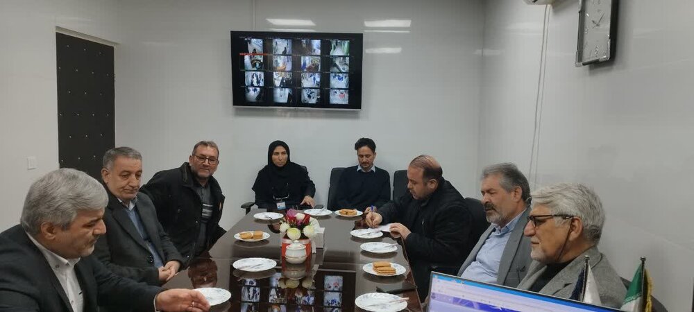 دیدار مدیر درمان تامین اجتماعی اردبیل با رئیس کانون بازنشستگان پارس آباد