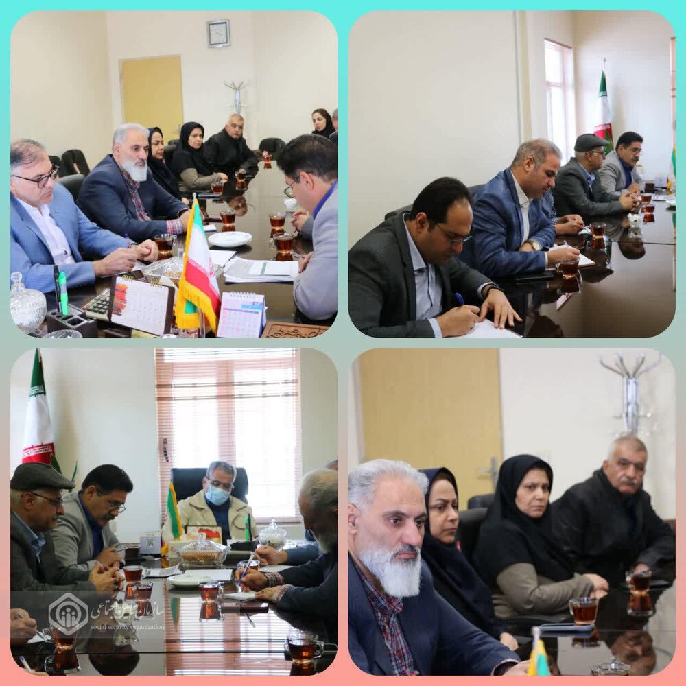 نشست مشترک تأمین اجتماعی یزد با رئیس کانون بازنشستگان 