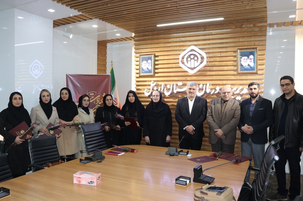 حضور مدیر درمان تامین اجتماعی استان اردبیل در جمع یادگاران شهدا