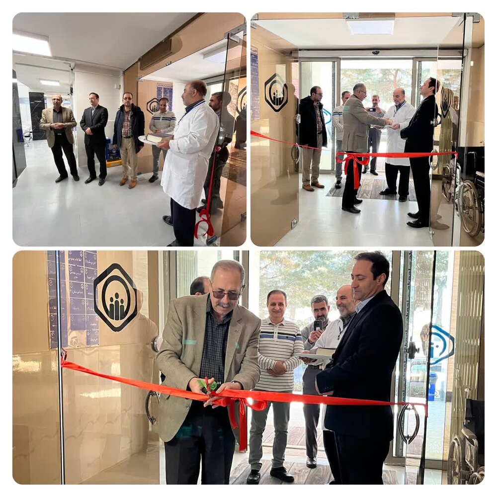 افتتاح پروژه بهسازی فضای فیزیکی درمانگاه تامین اجتماعی شفا ابهر