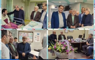 بازدید معاون اقتصادی استانداری گلستان از بیمارستان تامین اجتماعی حکیم جرجانی گرگان