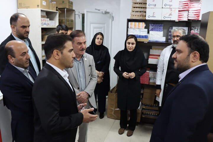 بازدید معاون حقوقی تامین اجتماعی از بیمارستان شفا مسجد سلیمان