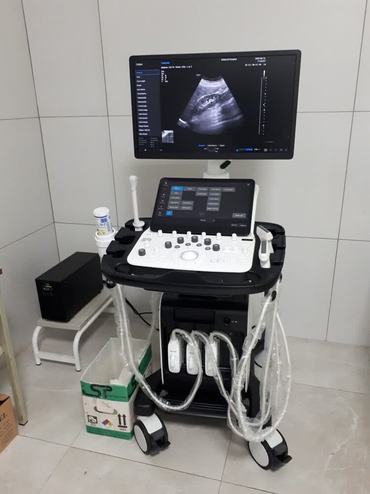 خرید دستگاه جدید سونوگرافی برای بیمارستان تامین اجتماعی سبلان اردبیل