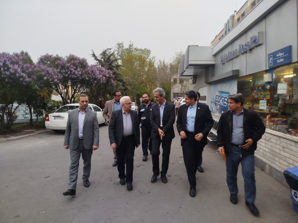 بازدید معاون درمان سازمان تأمین اجتماعی از بیمارستان ۲۹بهمن تبریز