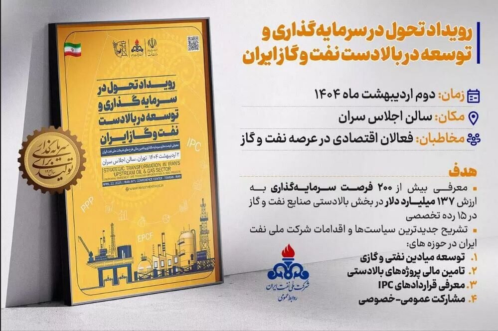 آخرین فرصت حضور در رویداد سرمایه‌گذاری صنعت نفت تا امروز