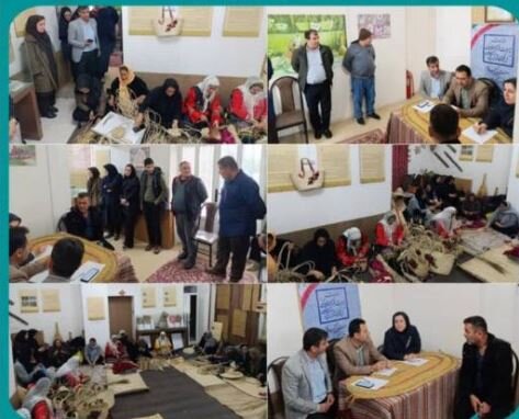 ارائه خدمات مشاوره بیمه‌ای تأمین اجتماعی خمام در موزه ملی حصیر فشتکه