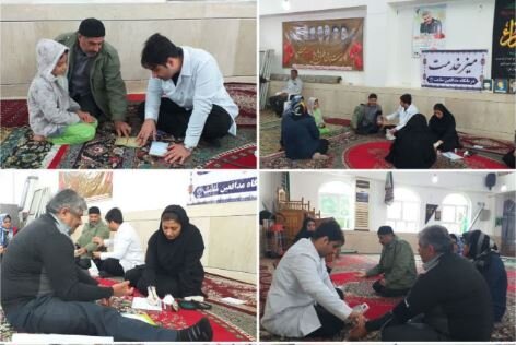 برپایی میز خدمت تأمین اجتماعی در استون‌آباد به مناسبت هفته سلامت