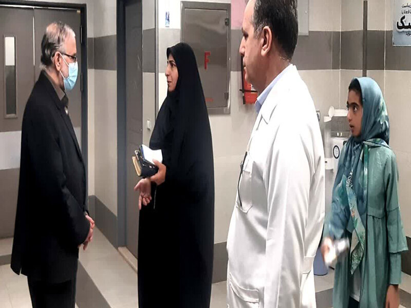 بازدید مدیر درمان تامین اجتماعی کرمان از پلی کلینیک رفسنجان