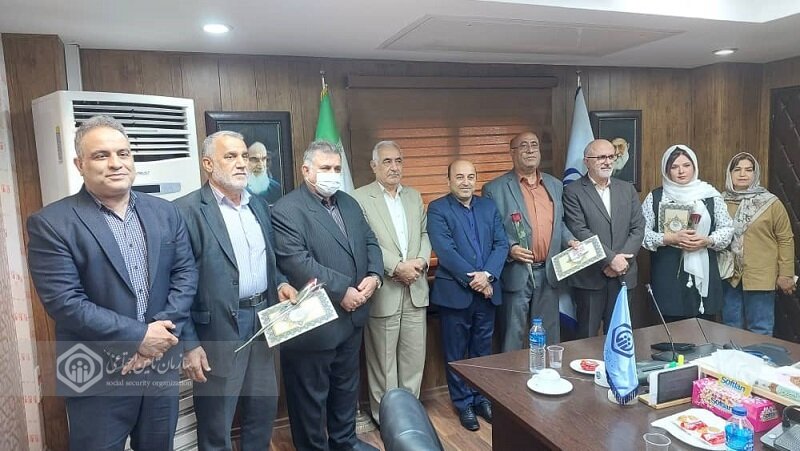 تجلیل از بازنشستگان نمونه تأمین اجتماعی استان خوزستان در سال ۱۴۰۳