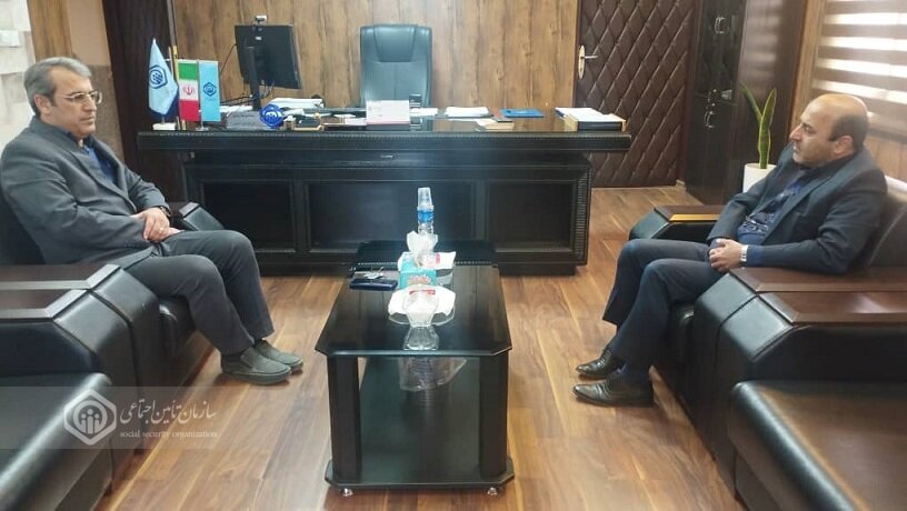 نشست مشترک مدیران کل بیمه آتیه‌سازان حافظ و تأمین اجتماعی خوزستان