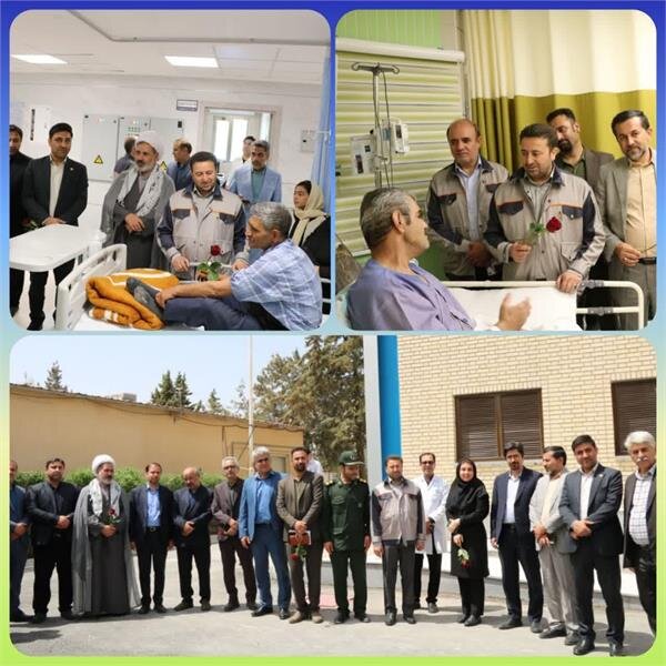 عیادت مدیرکل تعاون، کار و رفاه اجتماعی خراسان شمالی از بیماران جامعه کار و تولید