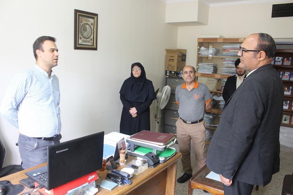بازدید سرپرست اداره کار خراسان رضوی از گروه تحقیقات و تعلیمات حفاظت فنی و بهداشت کار