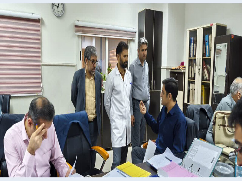 حضور تیم خدمات و پشتیبانی تأمین اجتماعی در بیمارستان پیامبر اعظم(ص) کرمان