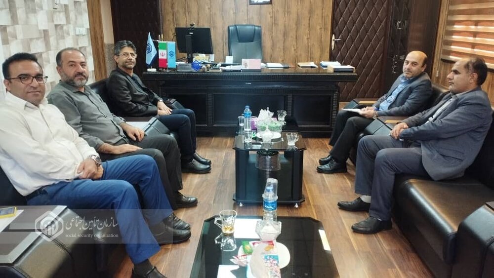 دیدار مدیرعامل نیروگاه رامین با مدیرکل تامین اجتماعی خوزستان 