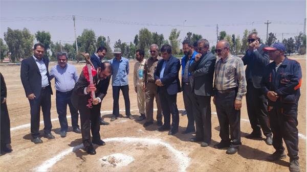 کلنگ‌زنی مجتمع خدمات ایمنی، بهداشت و طب کار در شهرک صنعتی اردکان