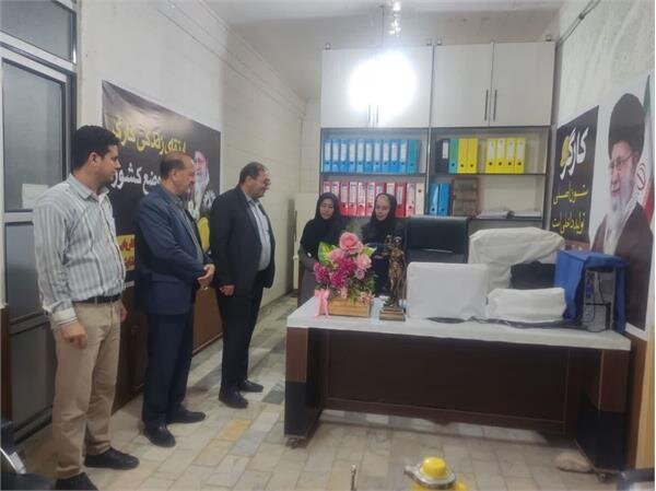 بازدید مدیرکل کار ایلام از کاریابی غیر دولتی داخلی شهرستان مهران
