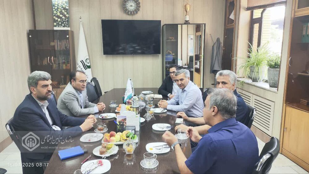بازدید سرپرست اداره کل تأمین اجتماعی اصفهان از شرکت نصر سپهر 
