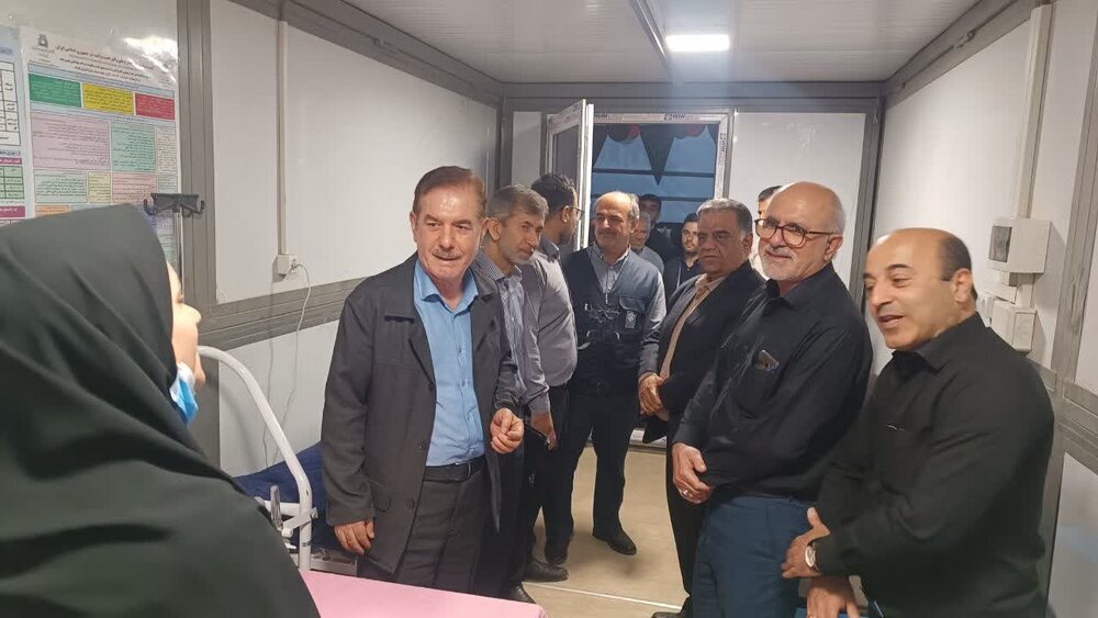 بازدید مدیران تأمین‌اجتماعی خوزستان از موکب درمانی شهدای چذابه