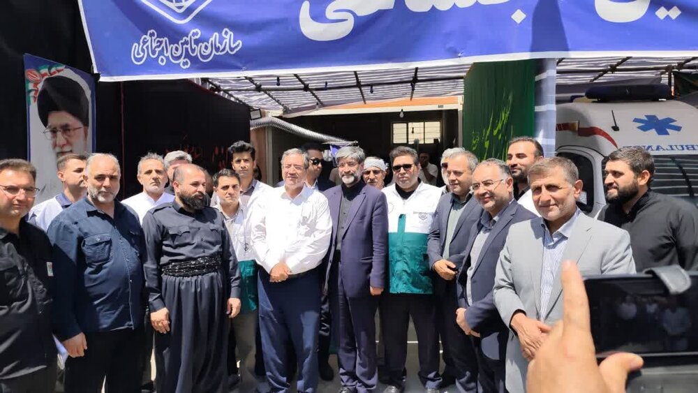 موکب درمانی تأمین‌اجتماعی در تمرچین میزبان استاندار آذربایجان‌غربی