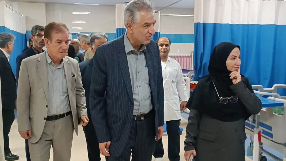 بازدید مدیرکل درمان تامین اجتماعی از ۶ بیمارستان ملکی خوزستان