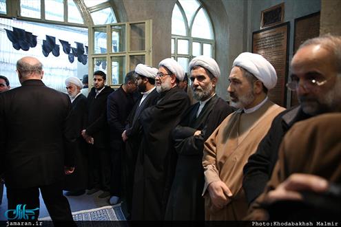 گزارش تصویری از مراسم وداع با پیکر آیت الله هاشمی رفسنجانی در حسینیه جماران