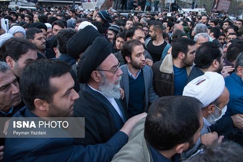 گزارش تصویری؛ حضور مقامات و شخصیت ها در تشییع پیکر آیت الله هاشمی