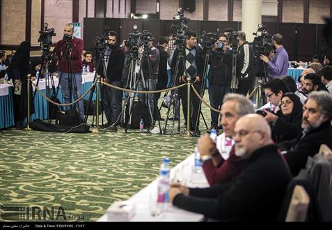 گزارش تصویری از  نشست خبری سی و پنجمین جشنواره فیلم فجر