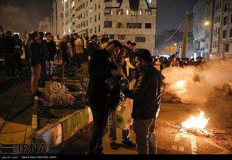 تصاویر چهارشنبه سوری در تهران