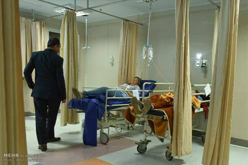 گزارش تصویری از مصدومان حادثه اتوبوس گردشگری آلمانی در فارس