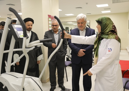 بخش توانبخشی قلبی بیمارستان میلاد افتتاح شد