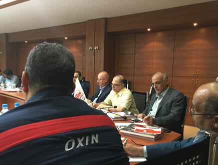 بازدید مهندسان شرکت مهندسی توسعه نفت از  فولاد اکسین خوزستان
