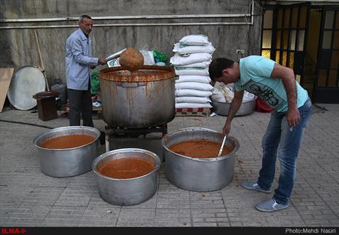سفره های افطار در خیابان های تهران+تصاویر