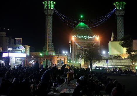 مراسم احیا در حرم امام زاده صالح(ع)+تصاویر