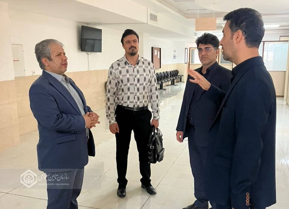 حضور مدیرکل تأمین اجتماعی استان البرز در شعبه دو کرج