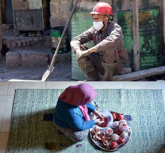 زنان محبوس در خانه و مردان در بند اشتغال