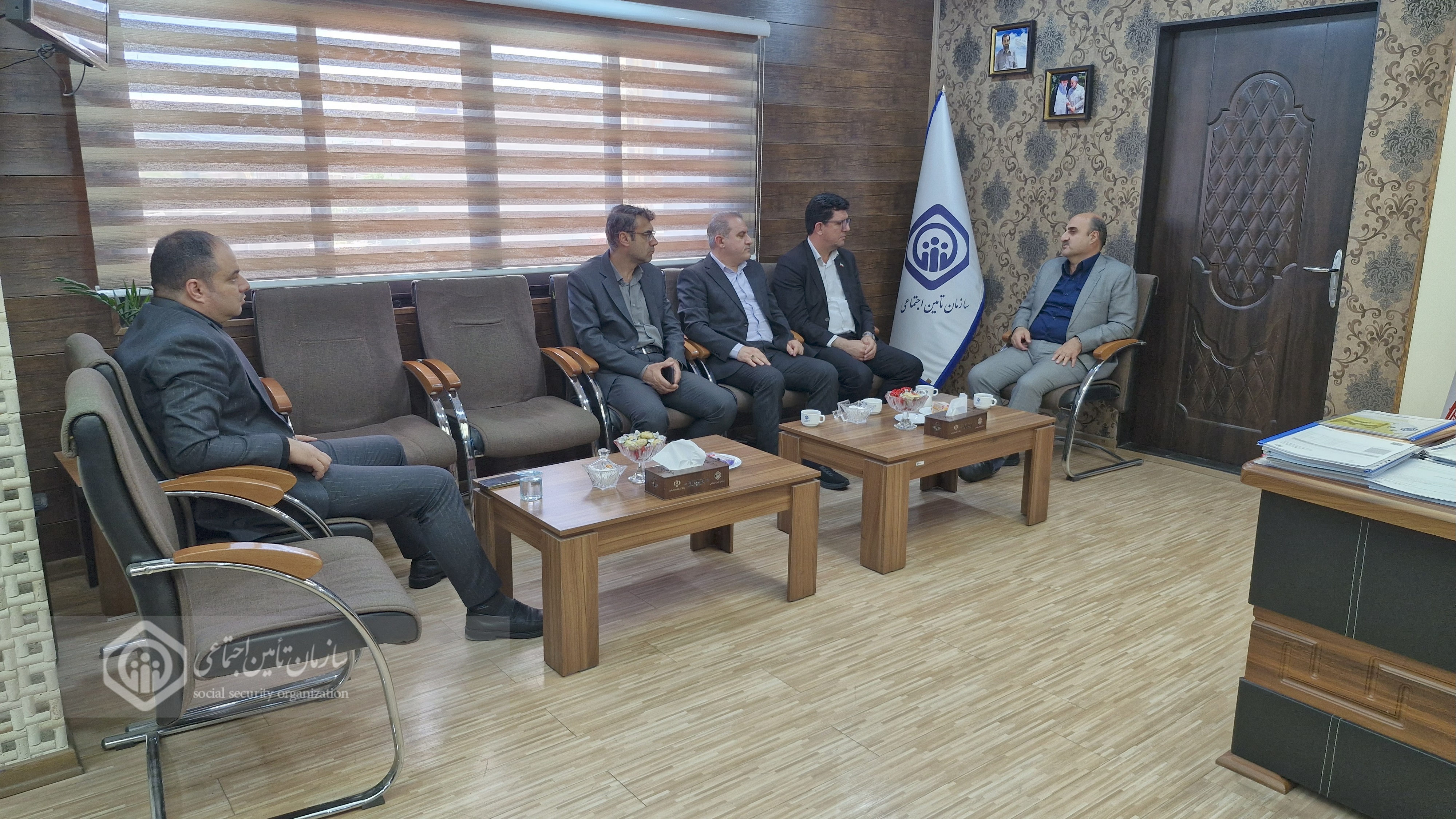 دیدار مدیرکل تامین‌اجتماعی آذربایجان غربی با فرماندار شوط