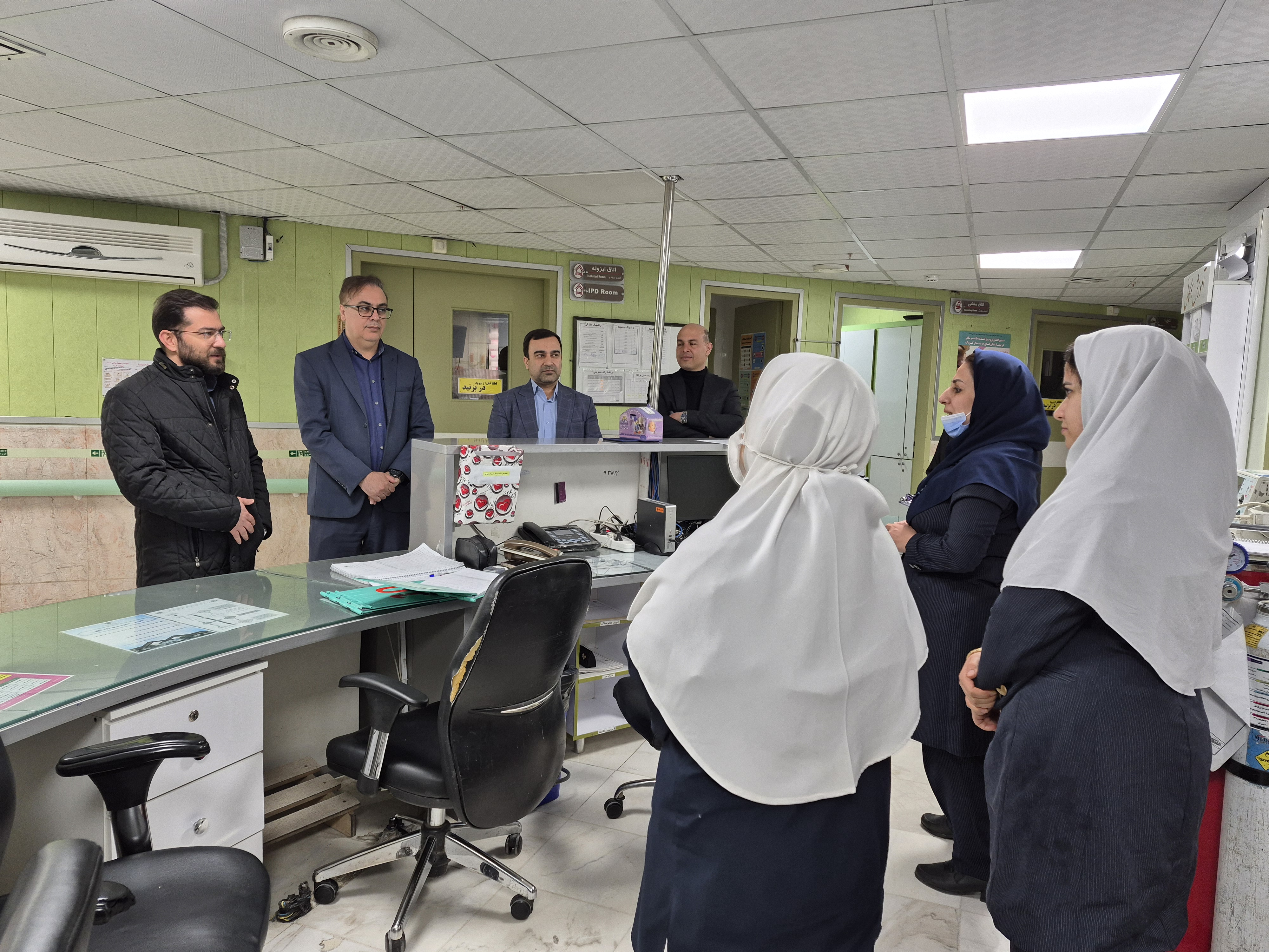 فعالیت مراکز درمانی تامین اجتماعی استان کرمانشاه در شرایط جنگی