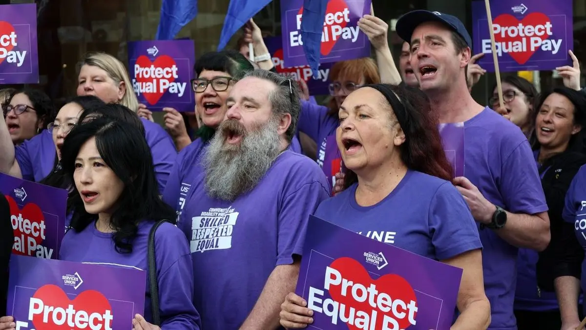 تجمع گسترده کادر درمان در استرالیا