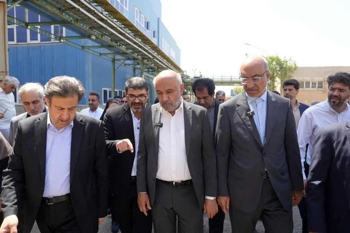افتتاح نیروگاه گازی سیمان کرمانشاه با حضور وزیر کار